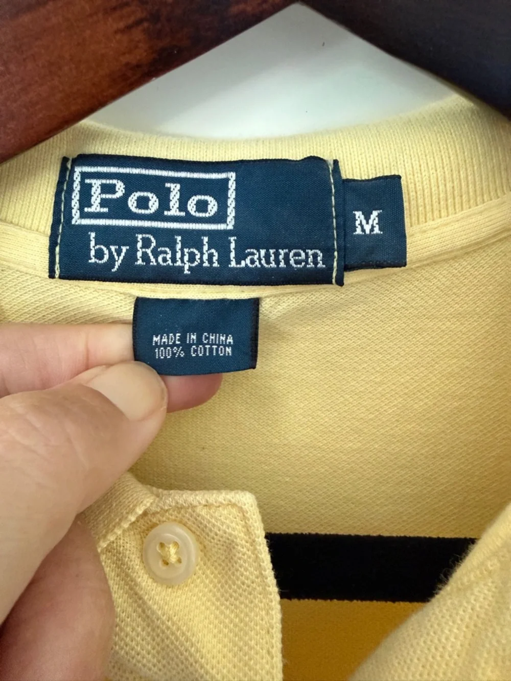 Polo Ralph Lauren Men’s Yellow Classic Fit Polo Shirt Size M